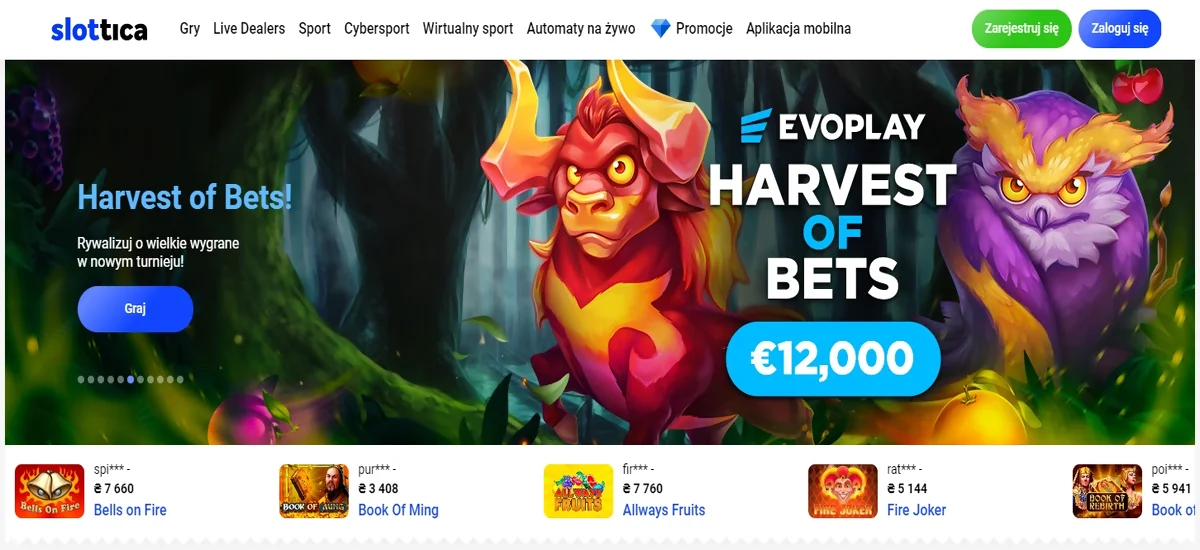 Slottica casino online